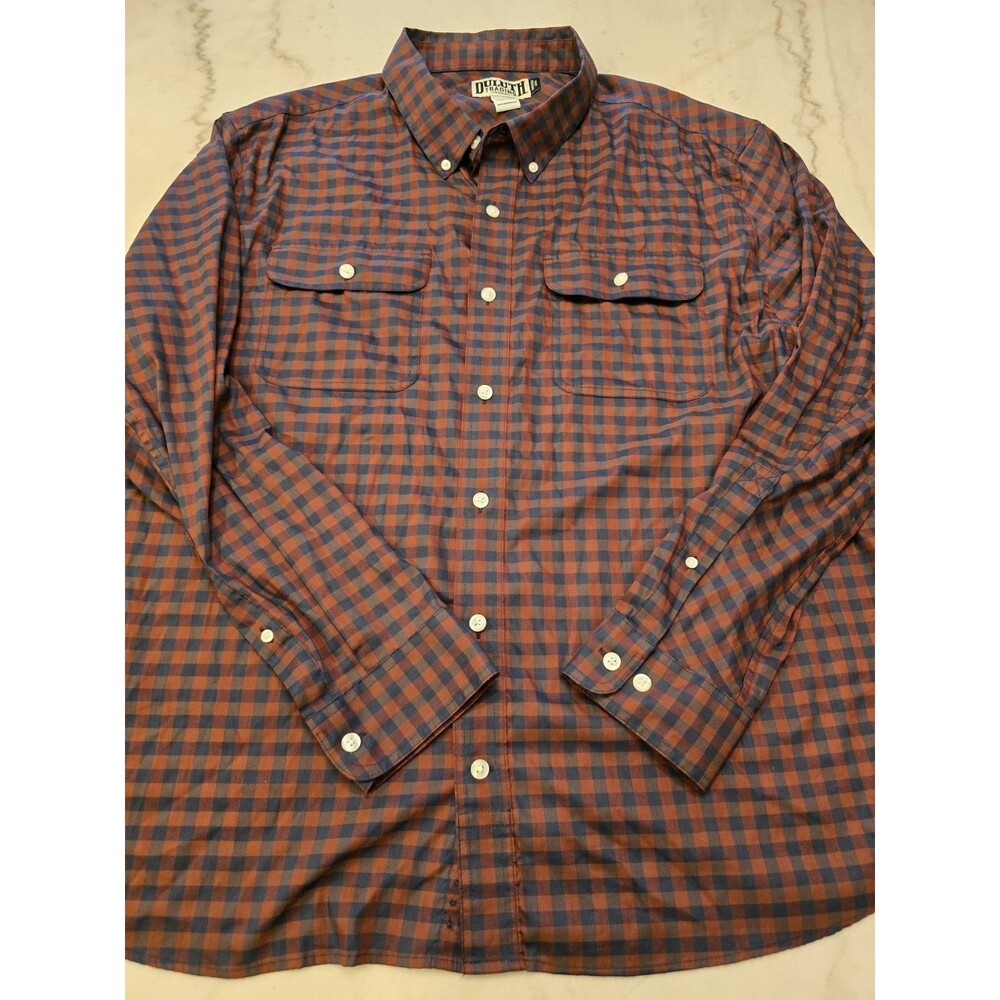 Lot Of 3 Duluth Trading Soft skills Mens Untucked Button Down Shirts Size 2XL - Picture 7 of 12